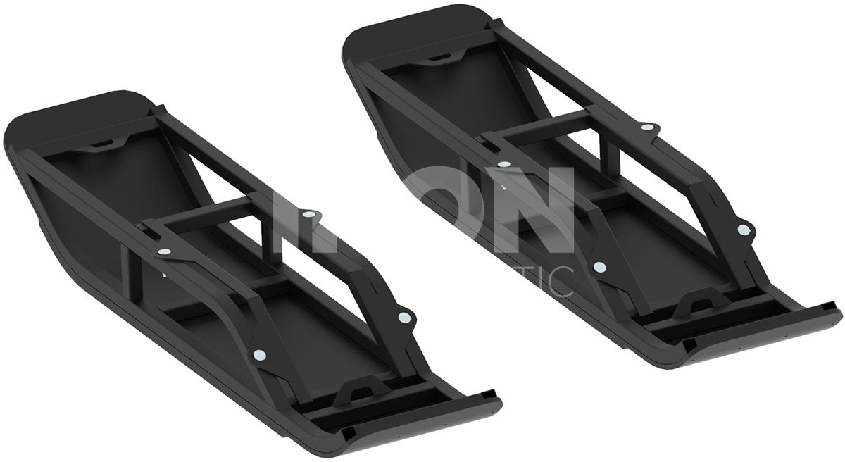 Trailer skis: ( 1 axle trailer ): adjustable width: road & offroad tyres