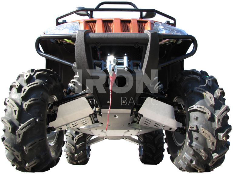 Skid plate full set (aluminium): Arctic Cat 500 / 550 / 700
