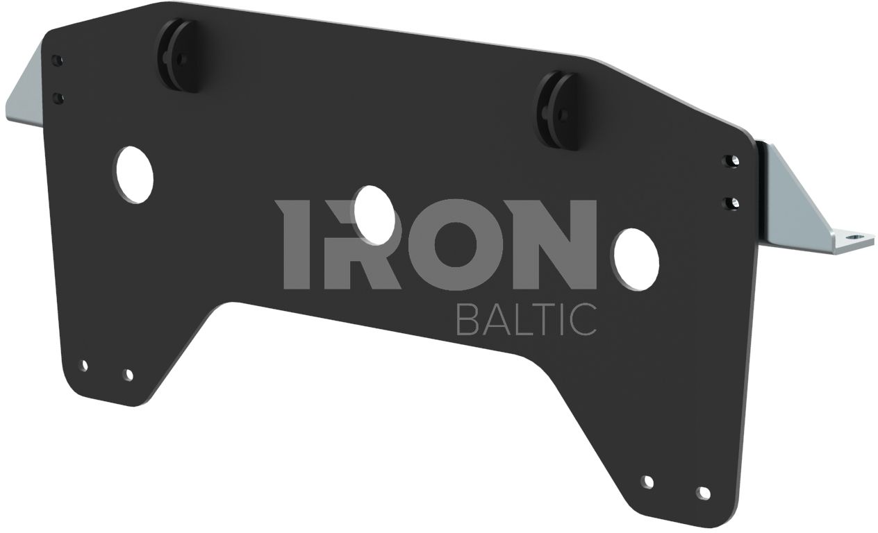 Mid-mount adapter: Polaris Ranger 900 Diesel