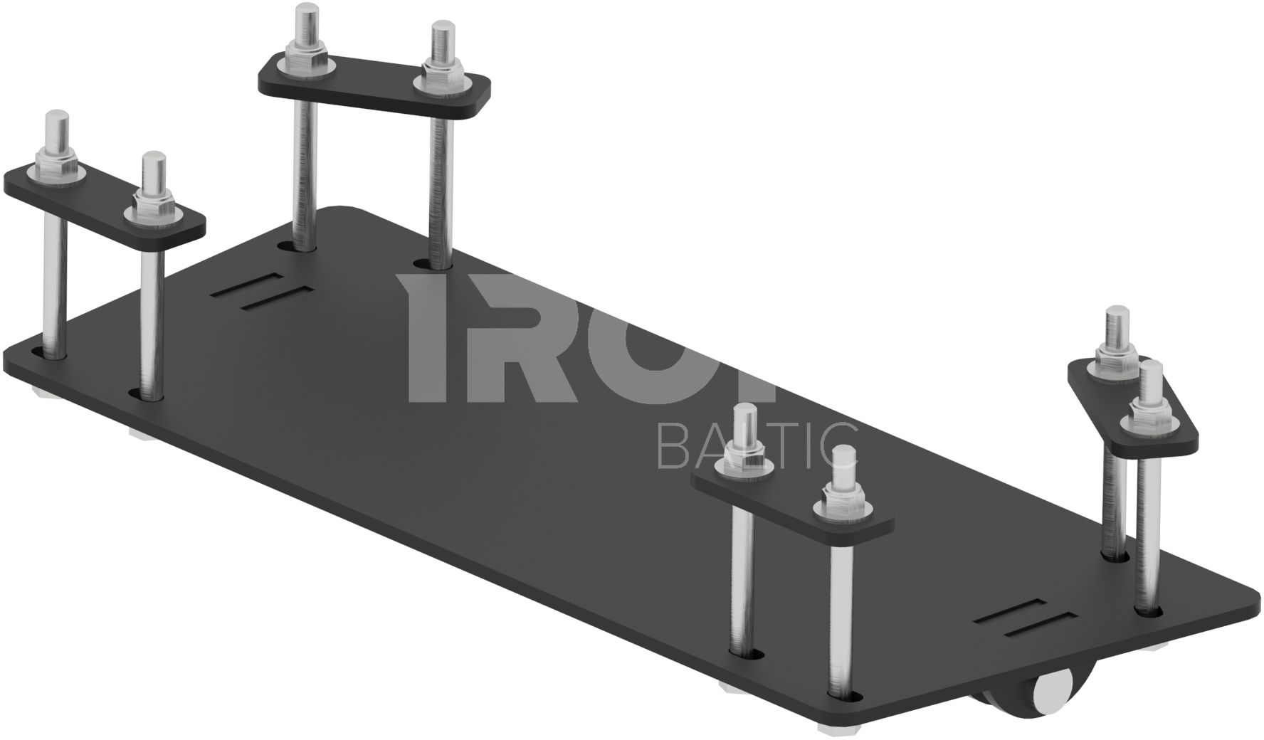Mid-mount adapter: Trapper 550 UTV: HISUN 550 UTV