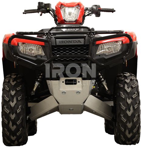 Skid plate full set (aluminium): Rancher IRS / Rubicon IRS: Honda TRX 420 (IRS) / TRX 500 (IRS) / TRX 520 (IRS)