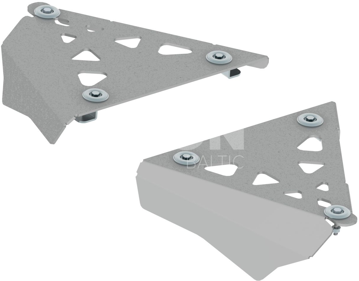 Al. front A-arm guards (pair)