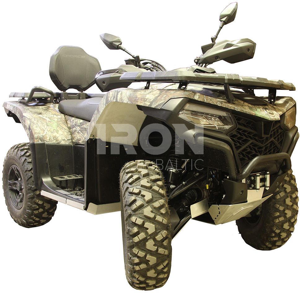 Skid plate full set (aluminium): CFMOTO CFORCE 450-L / 520-L (2022+)