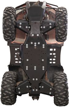 Skid plate full set (plastic): Arctic Cat 1000 XT