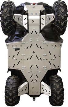 Skid plate full set (aluminium): LONCIN XWOLF 700L: GOES XWOLF 700 MAX