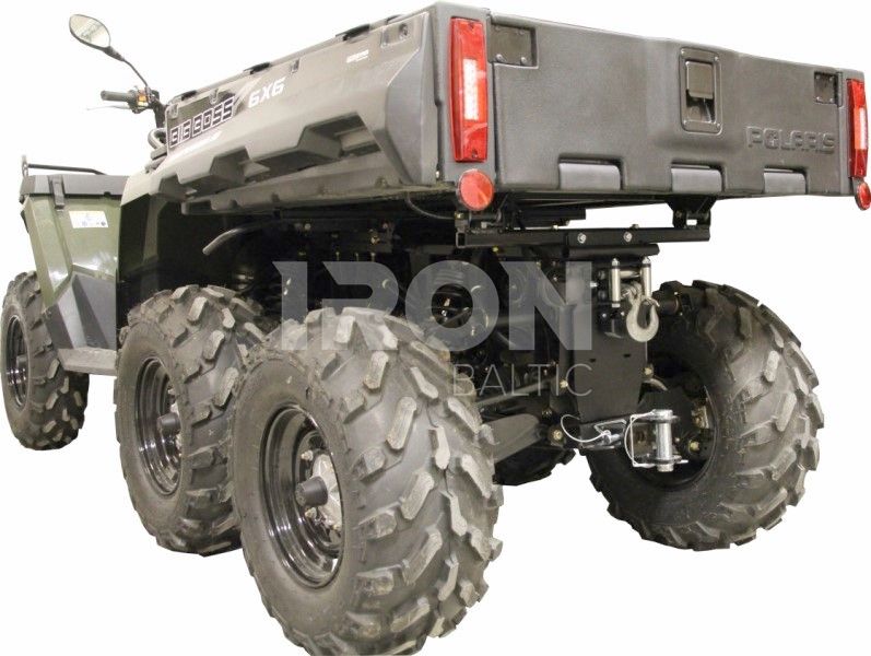 Rear winch mounting kit: Polaris 6x6 Big Boss 570: (1,25"/32mm receiver)
