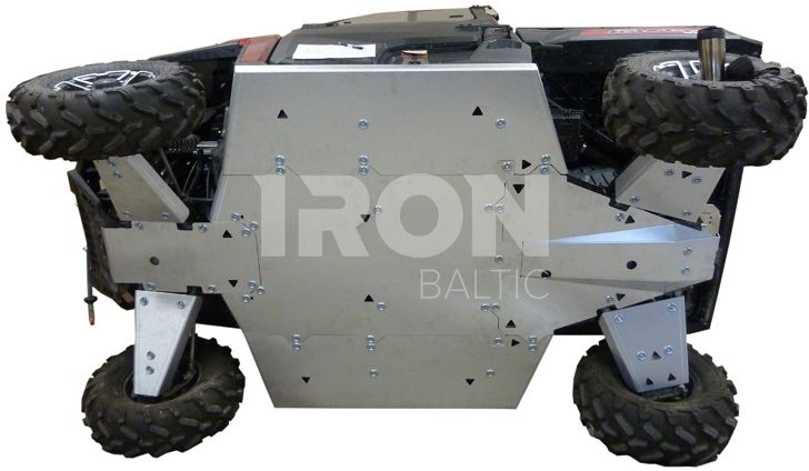 Skid plate full set (aluminium): Polaris Ranger: 900 XP / 1000 Diesel