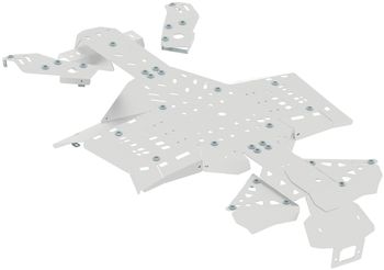 Skid plate full set (aluminium): CanAm G2 Outlander MAX: 450 / 500 / 570: Outlander L MAX
