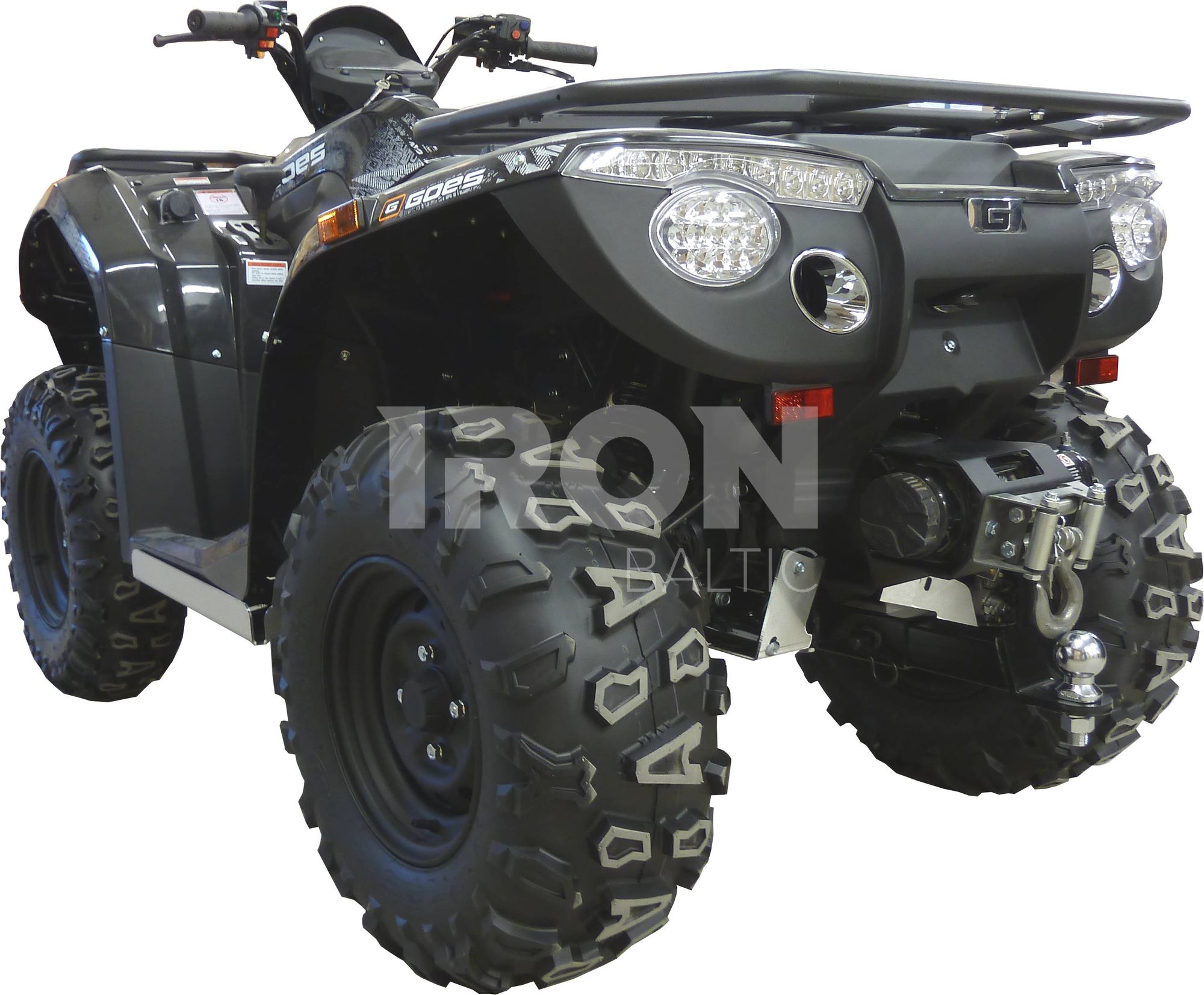 Rear winch mounting kit: GOES Cobalt / Iron