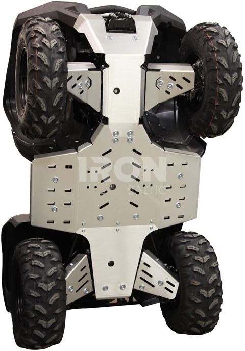 Skid plate full set (aluminium): Yamaha Grizzly 700: (2016+)