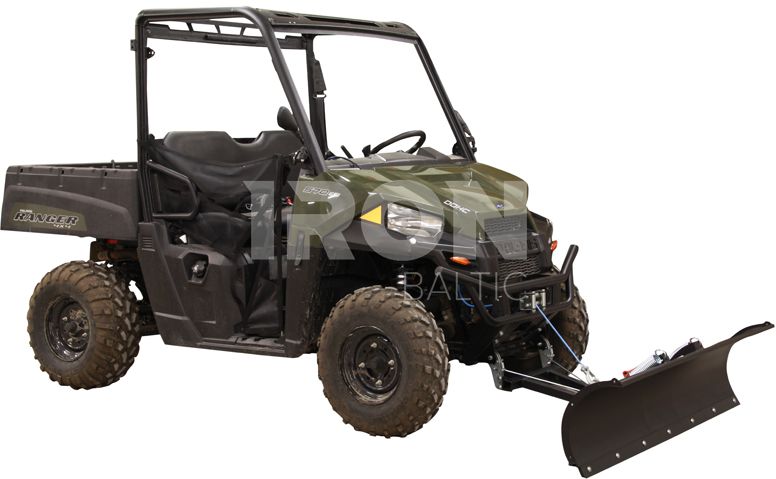 Front-mount UTV adapter: Polaris Ranger 400 / 570 / 800 / 900 / 1000