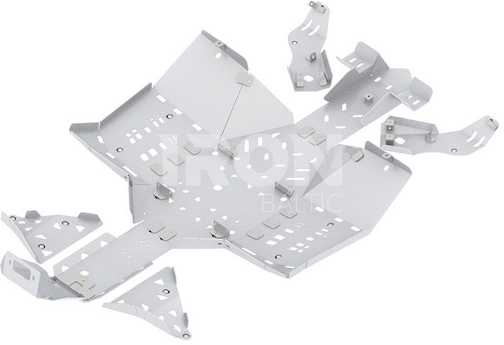 Skid plate full set (aluminium): CanAm G2 Outlander MAX: 650/850/1000: (2019+)