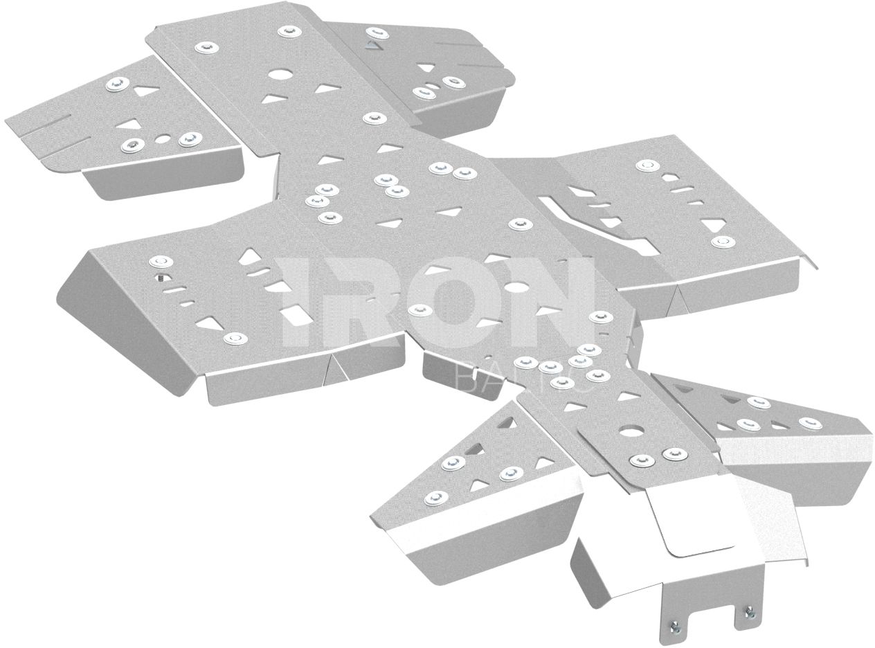 Skid plate full set (aluminium): Arctic Cat Alterra 550 / 700