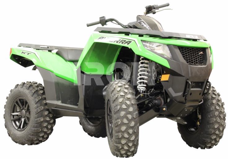 Skid plate full set (plastic): Arctic Cat Alterra 550 / 700