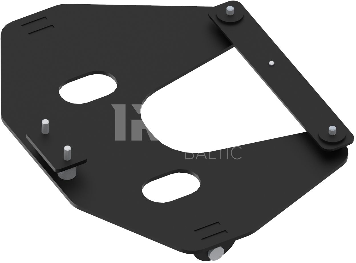 Mid-mount adapter: Polaris Scrambler XP 1000 S: Polaris Sportsman 1000 S