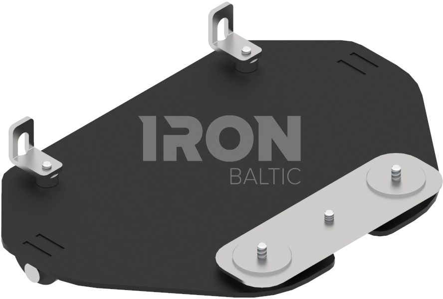 Mid-mount adapter: Polaris RZR PRO XP
