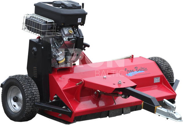 Flail mower 18hp: with electric start: ( Briggs & Stratton )