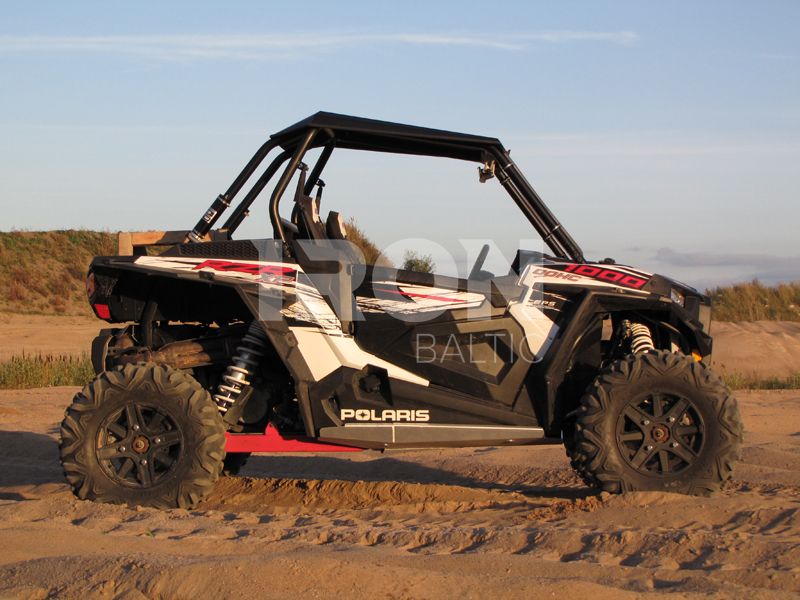 Skid plate full set (aluminium/plastic): Polaris RZR 1000 XP