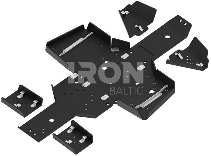 Skid plate full set (plastic): Linhai 500