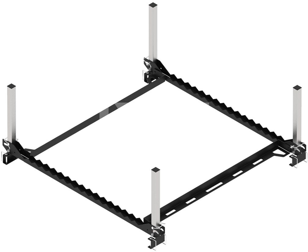 Water tank installation module: Log Bolsters