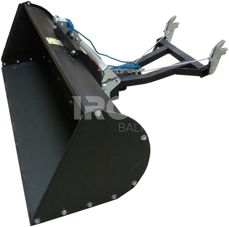 Plow bucket 1280 mm: with mechanical tilt