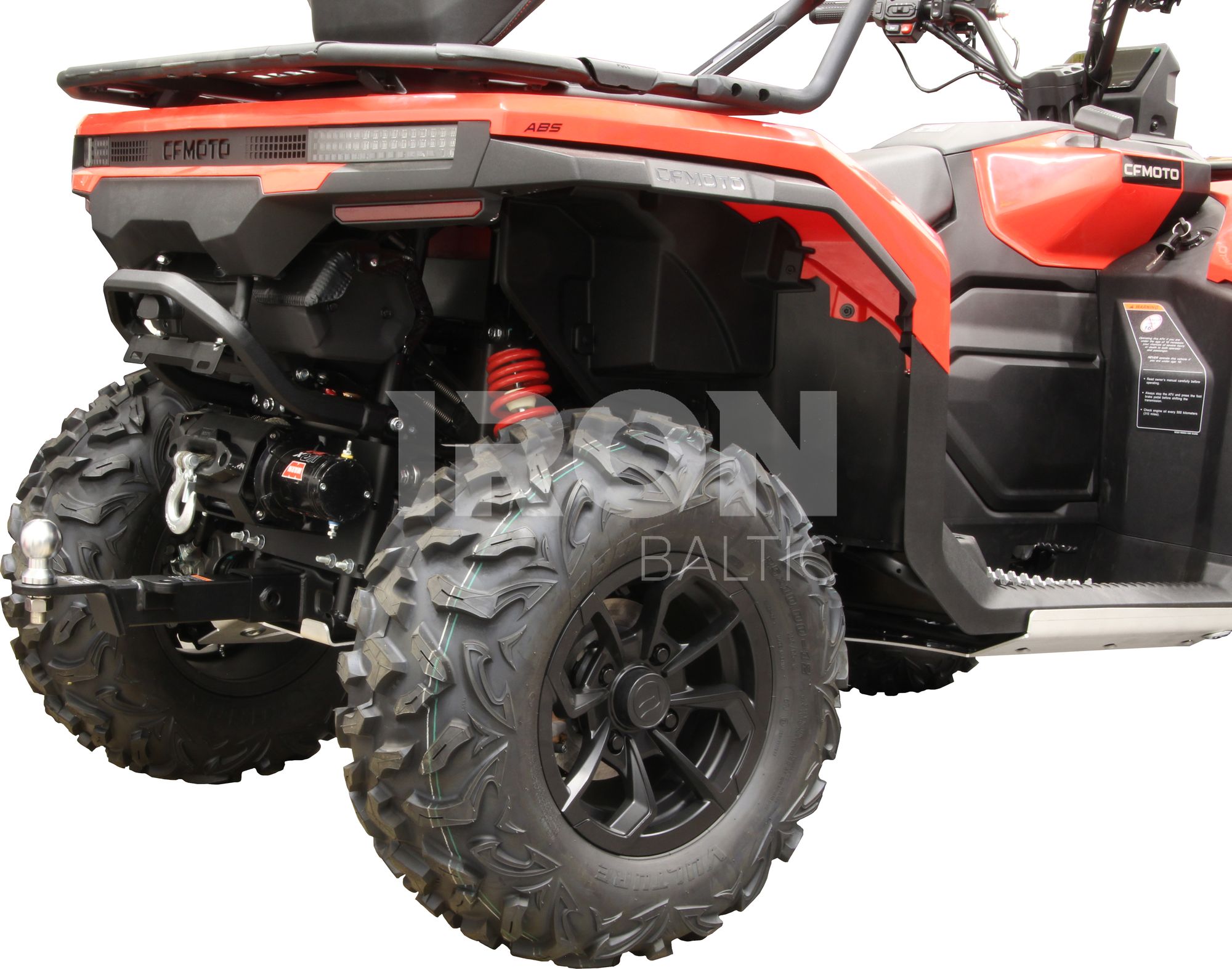 Rear winch mounting kit