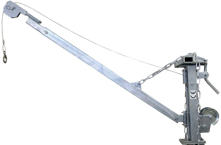 Manual winch: 725 kg / 1600 lbs