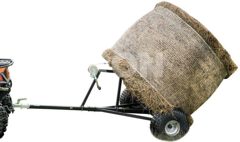 Hay bale trailer