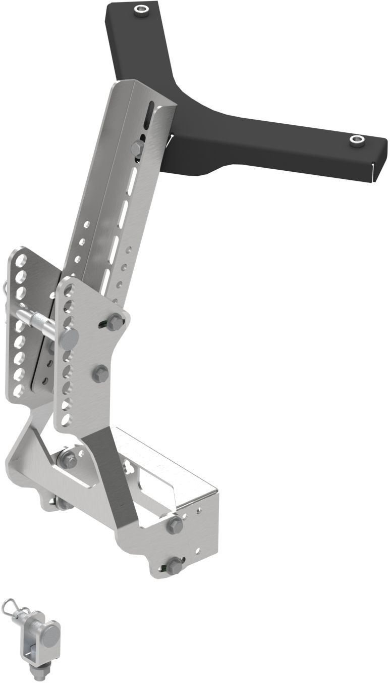 Plow lift adapter: Trapper / HiSun 550 UTV
