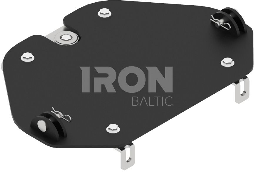 Mid-mount adapter: Polaris RZR PRO XP