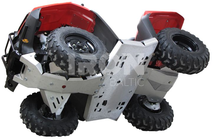 Skid plate full set (aluminium): Honda TRX 500 / 520 (2014+): Fourtrax Foreman 4x4
