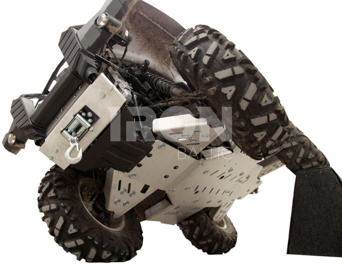 Skid plate full set (aluminium): Linhai 600
