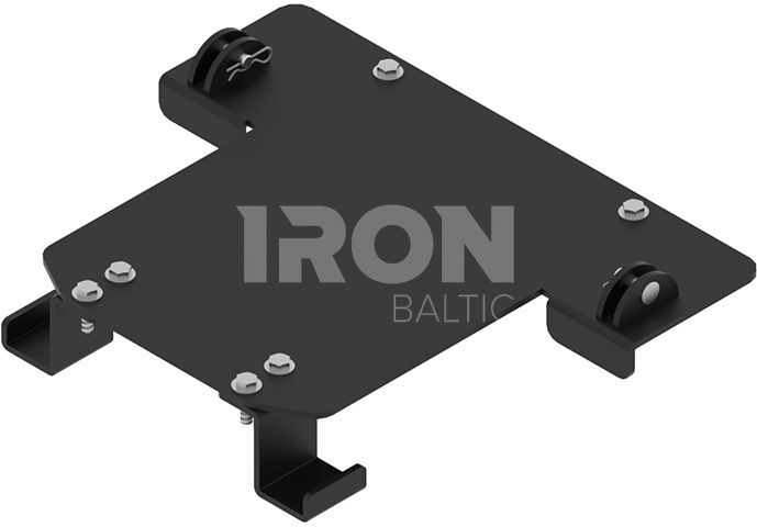 Mid-mount adapter: John Deere Gator XUV 865