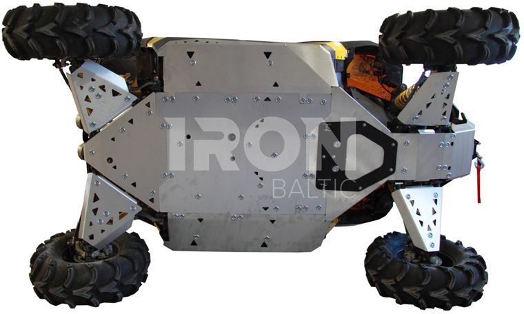 Skid plate full set (aluminium): CanAm Maverick (-2014)