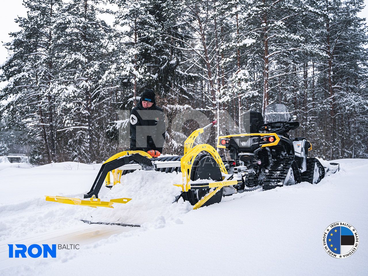 Snow roller / Ski track groomer 1,45m