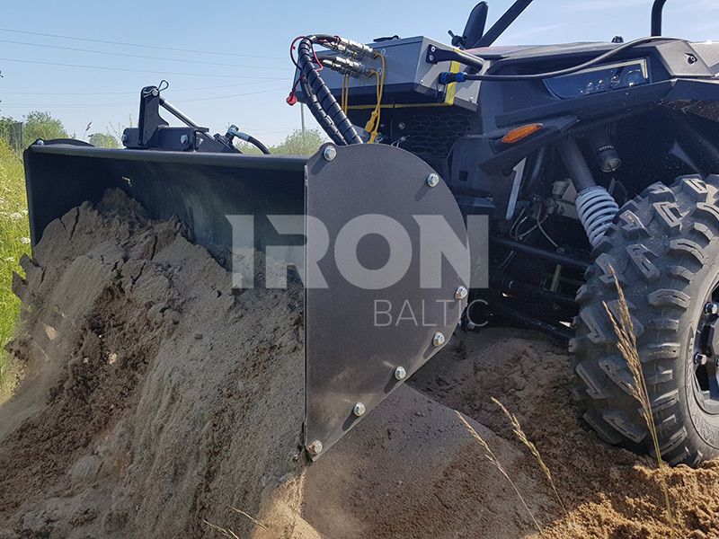 Plow lift adapter: Polaris RZR 900 S / RZR 1000 S
