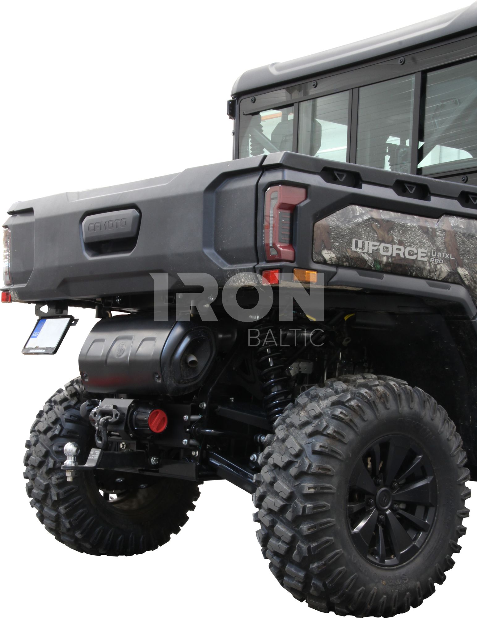 Rear winch mounting kit: U10PRO / U10PRO XL (2025+)