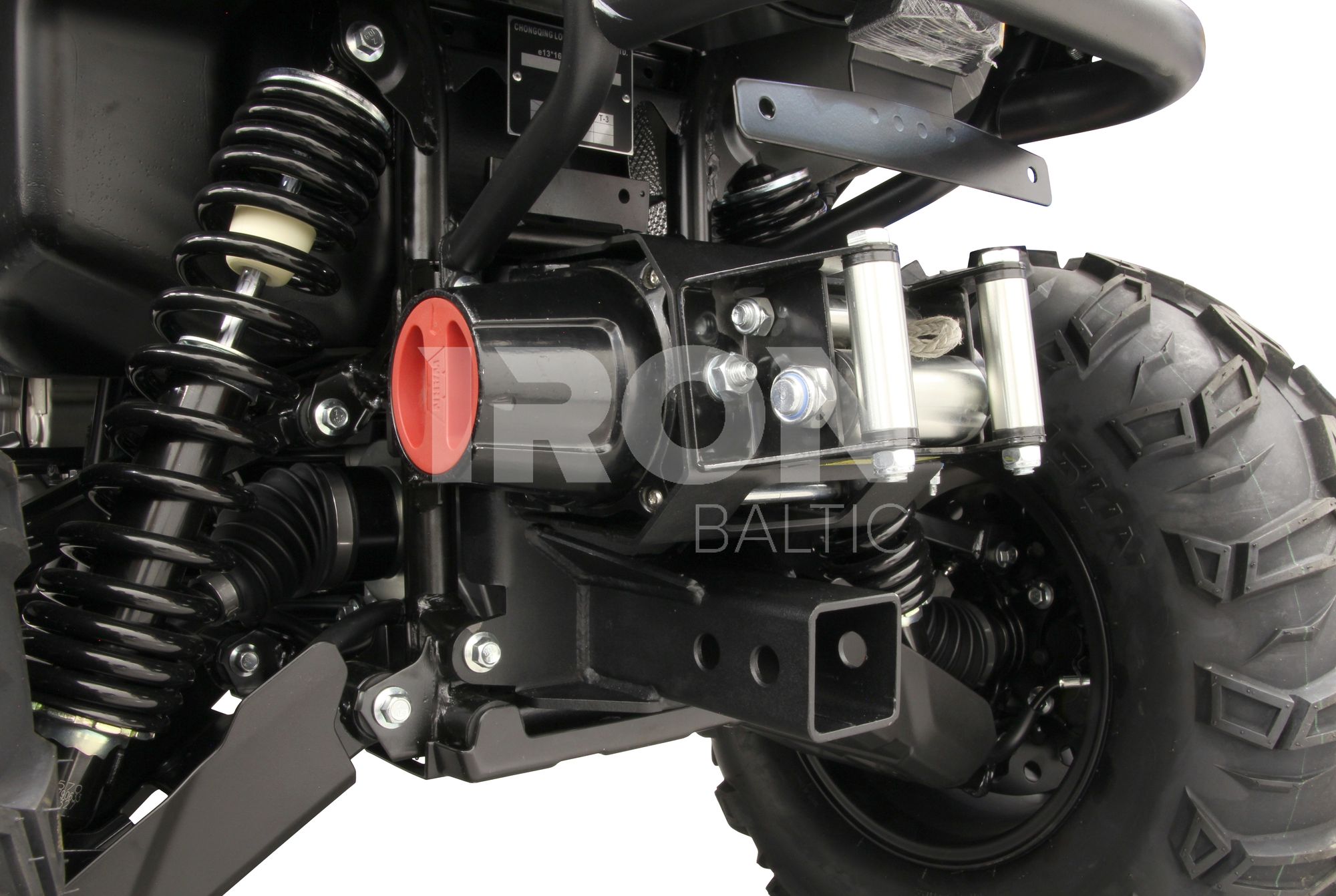 Rear winch mounting kit + 2" receiver: LONCIN XWOLF 700 (2024+): LONCIN XWOLF 550 (2024+)