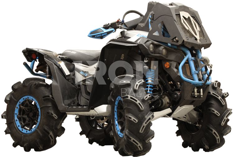 Skid plate full set (aluminium): CanAm Renegade X MR: (-2016)