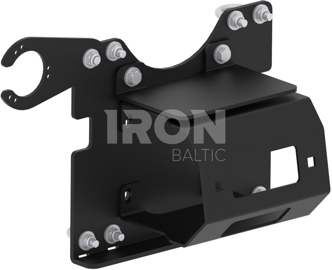 Rear winch mounting kit: Trapper Guardian 450L/550L/750L (2025+)