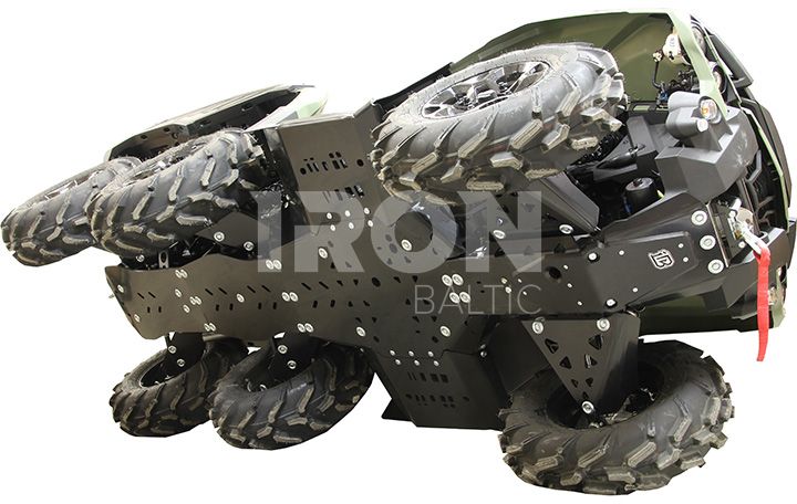CanAm G2 Outlander 6x6 MAX: - skid plate full set plastic: (2017-2018)