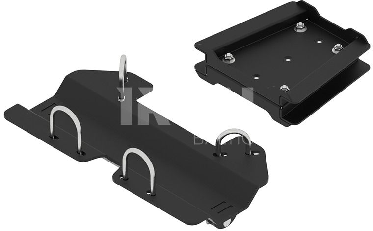 Mid-mount adapter: Polaris RZR 1000 XP / RZR 900 S / RZR 1000 S ( for long push tubes )