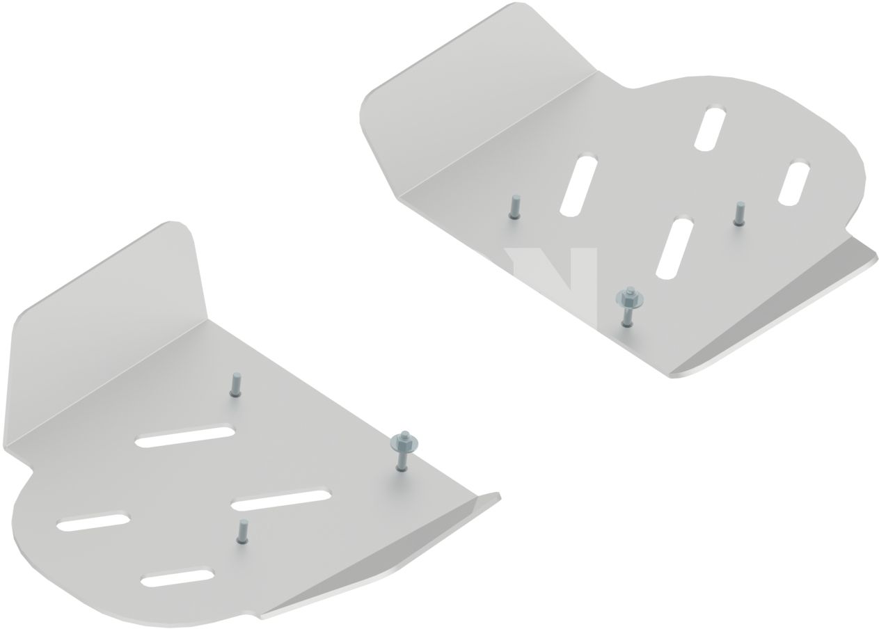 Al. rear a-arm guards (pair) Kawasaki KVF 650 / 750