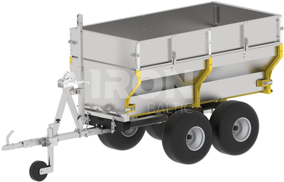 Manual winch: 725 kg / 1600 lbs