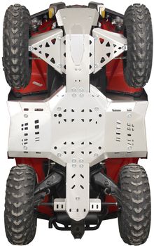Skid plate full set (aluminium): CanAm G2 Outlander: 450 / 500 / 570