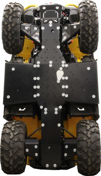 Skid plate full set (plastic): Trapper Guardian 450L/550L/750L (2025+): HISUN Guardian 400 / 550 / 650