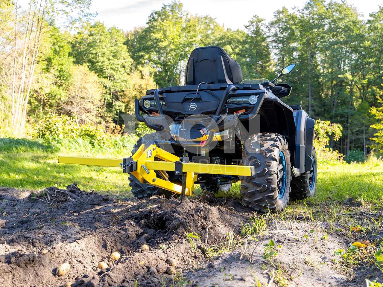 Potato harvester: Potato plow: (Receiver Mount System)