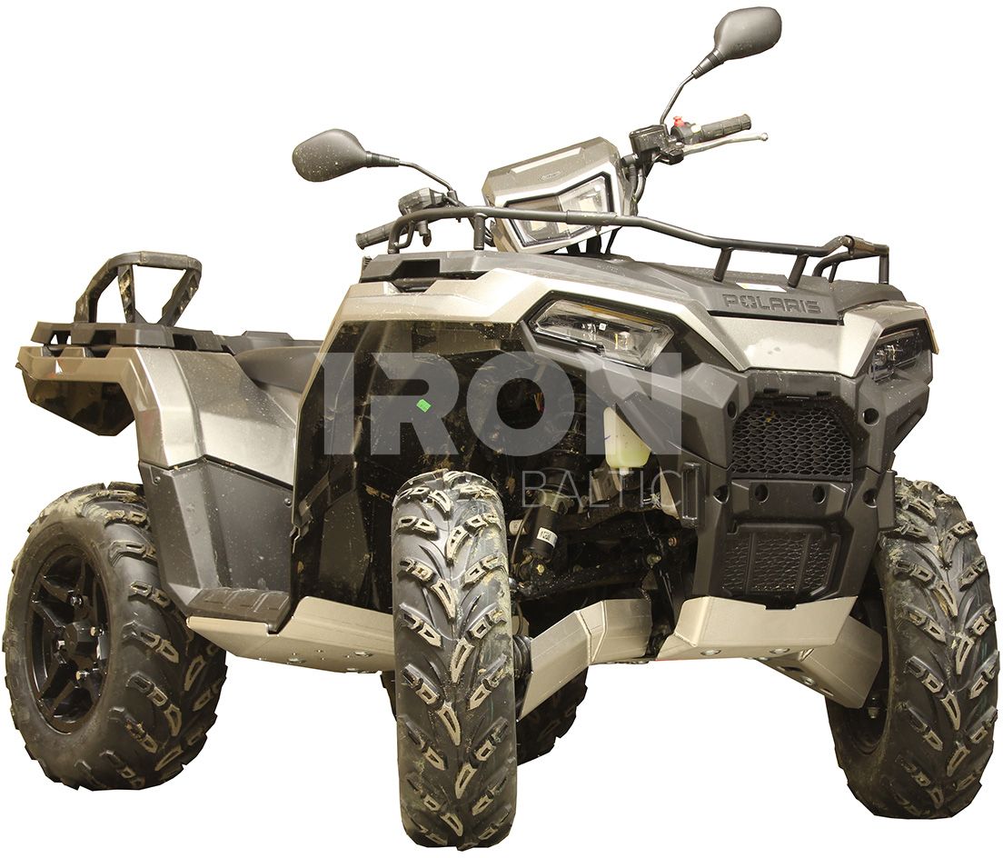 Skid plate full set (aluminium): Polaris Sportsman: 570 SP (2021+): 570 Trail (2021+)