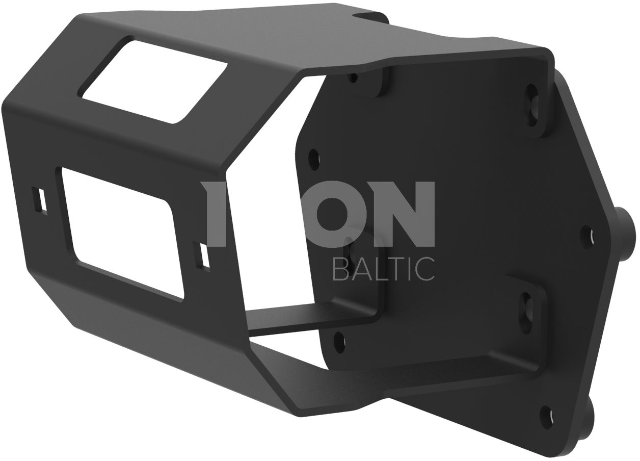 Rear winch mounting kit: Polaris RZR 570