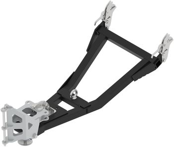 V-plow front-mount push tubes: for tracks fitted ATV: ( regular mount )